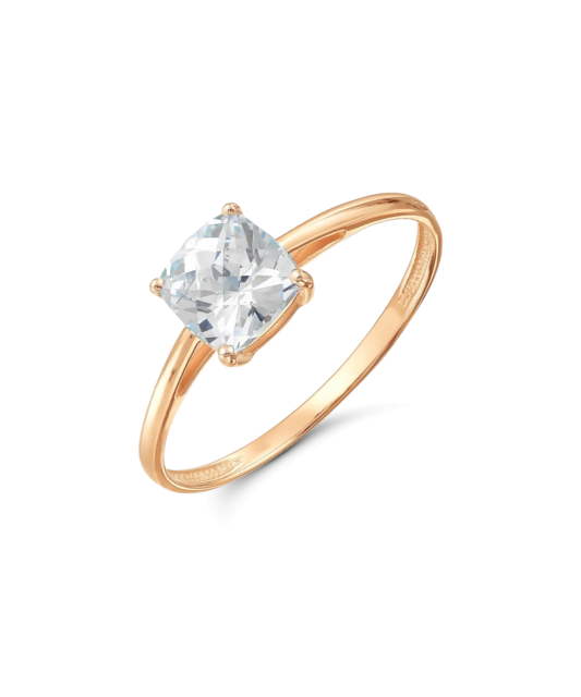 Zelta gredzens ar cirkoniju - Goldinga