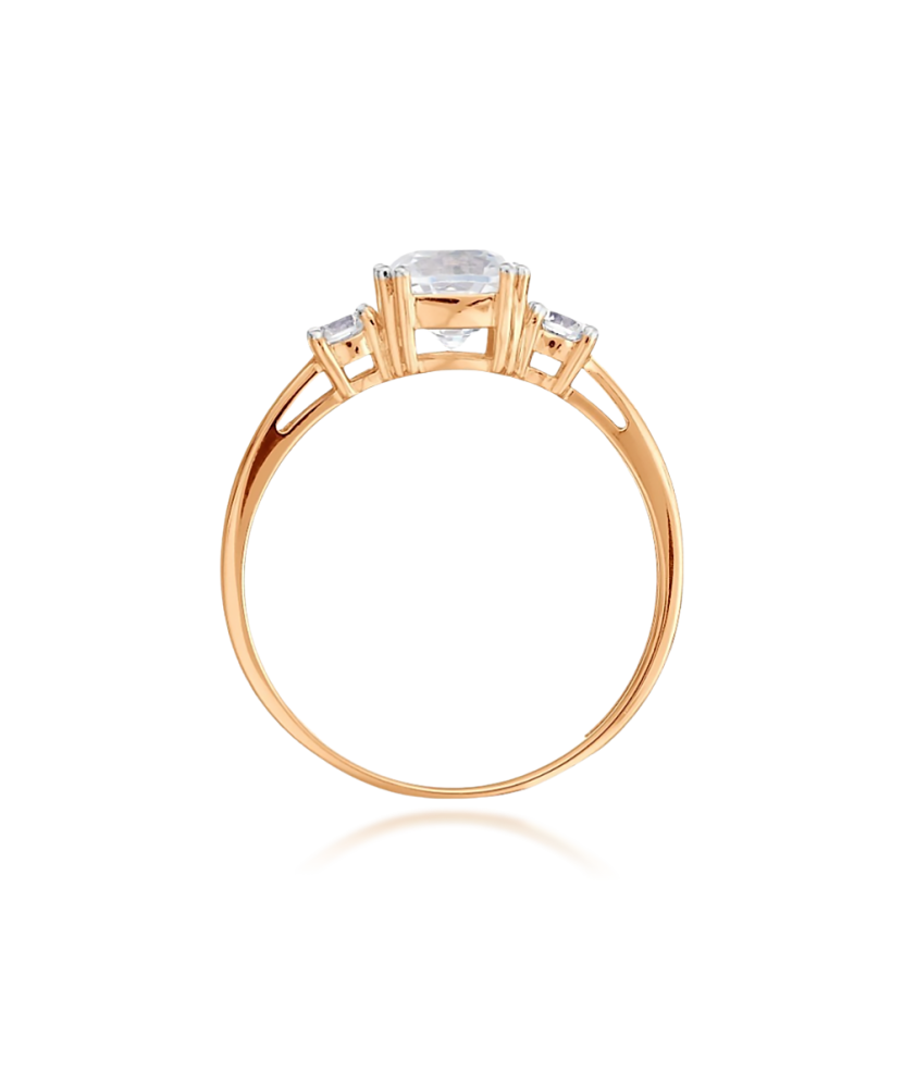 Zelta gredzens ar cirkonijiem - Goldinga