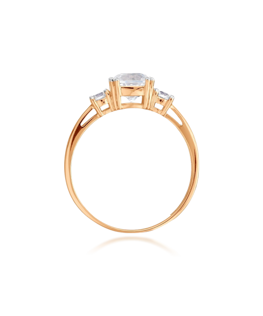 Zelta gredzens ar cirkonijiem - Goldinga