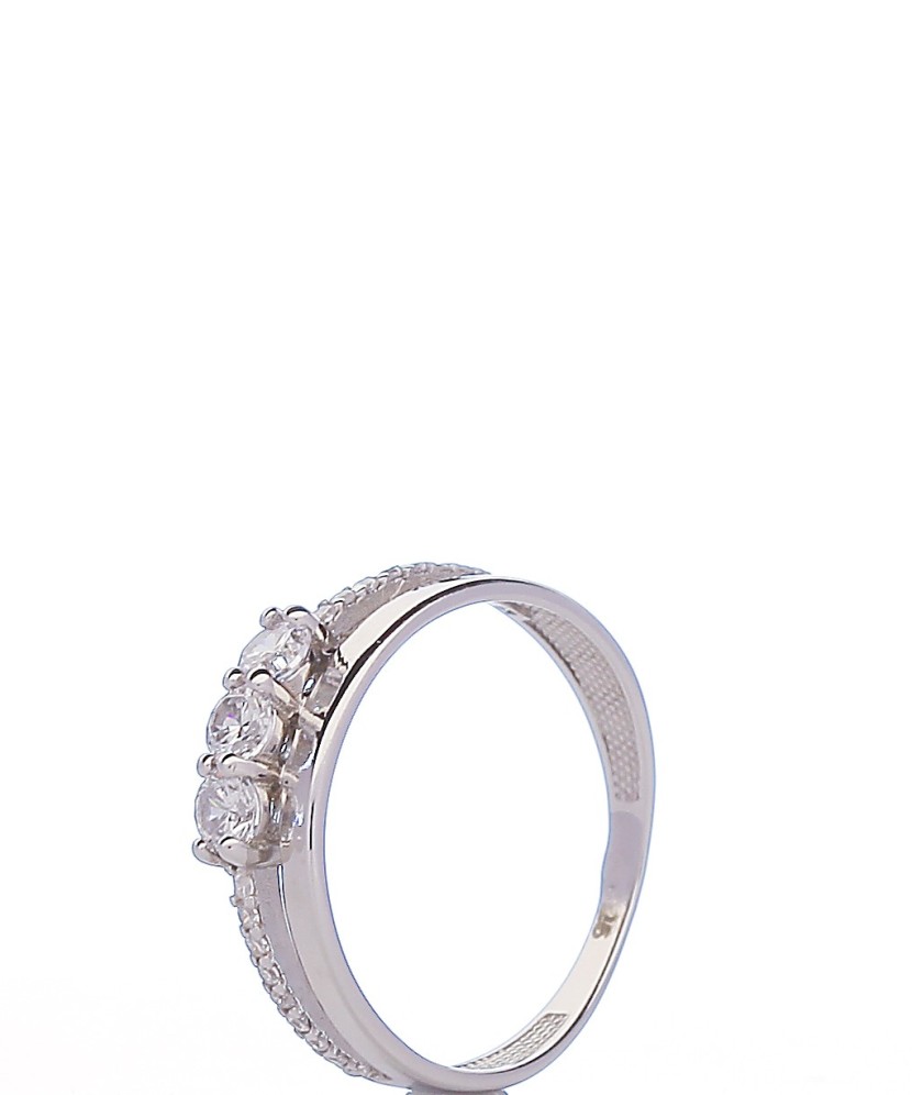 Sudraba gredzens ar cirkonijiem - Sidabriniai žiedai - Goldinga