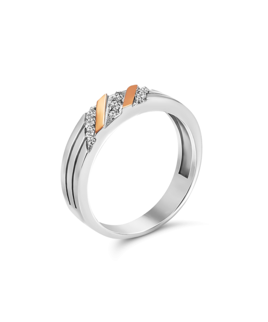 Sudraba apzeltīts gredzens ar cirkonijiem - Goldinga