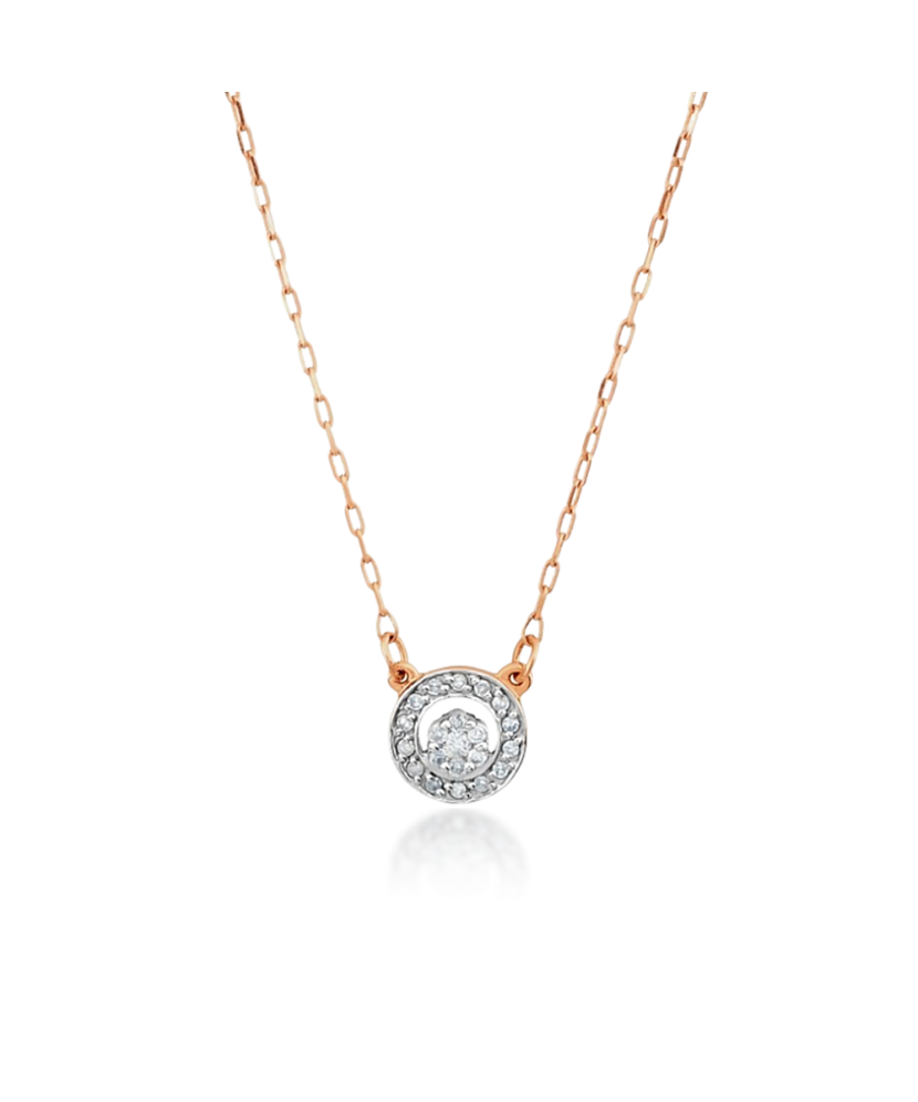 Zelta ķēdītes ar dimanta piekariņu - Goldinga