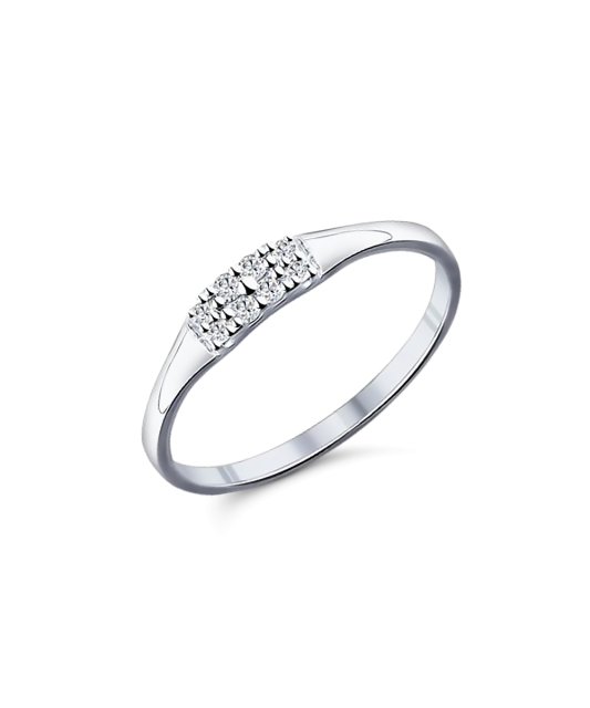 Sudraba gredzens ar cirkonijiem - Goldinga