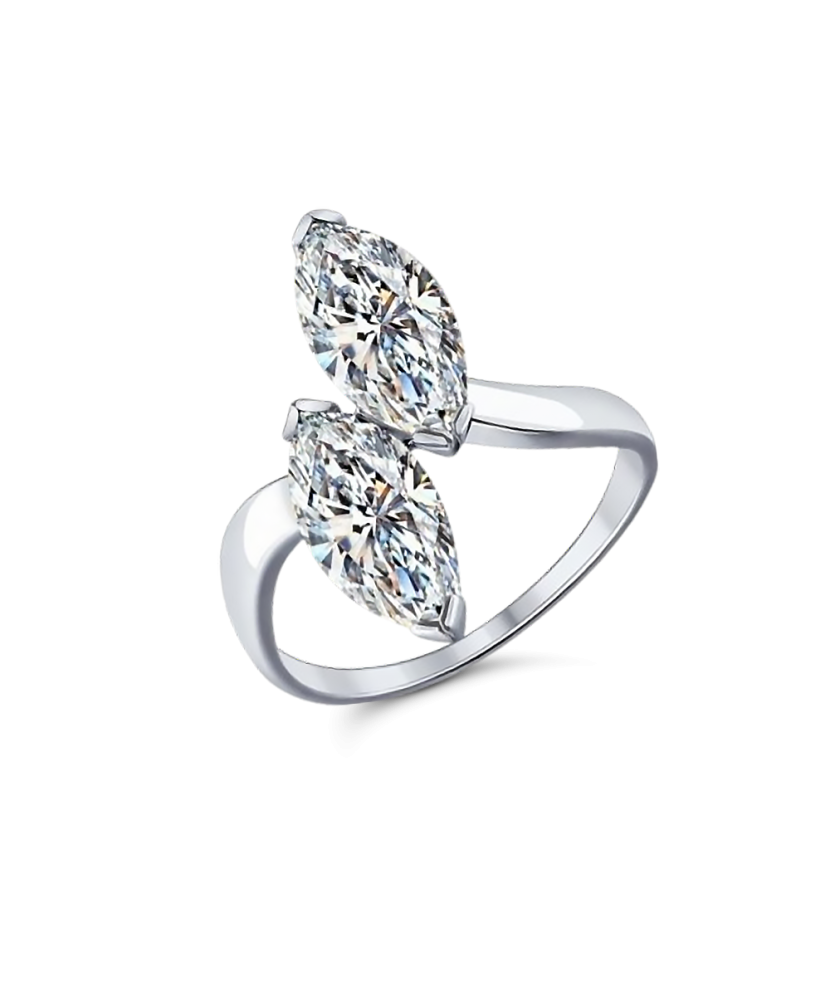 Sudraba gredzens ar cirkonijiem - Goldinga