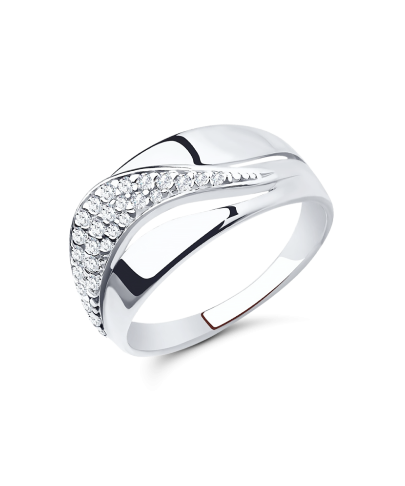 Sudraba gredzens ar cirkonijiem - Goldinga