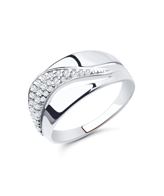 Sudraba gredzens ar cirkonijiem - Goldinga