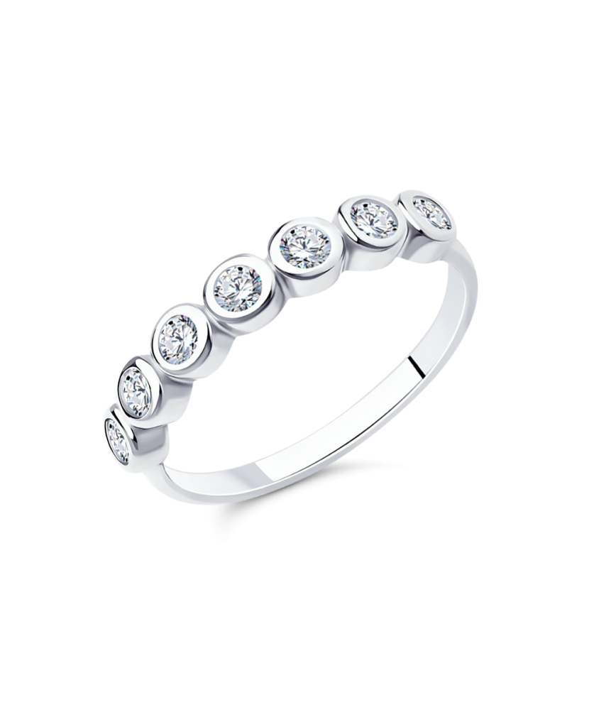 Sudraba gredzens ar cirkonijiem - Goldinga