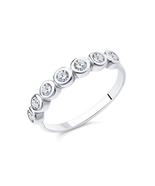 Sudraba gredzens ar cirkonijiem - Goldinga