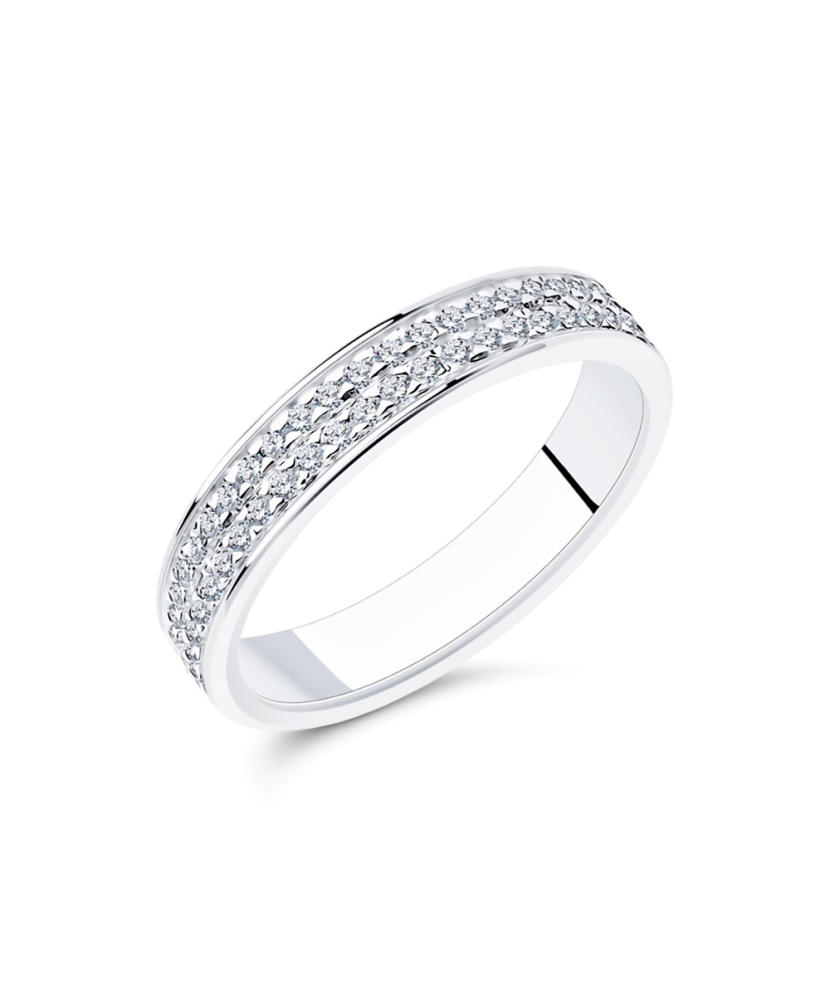 Sudraba gredzens ar cirkonijiem - Goldinga