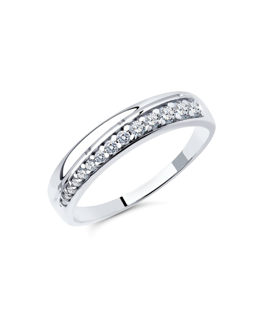 Sudraba gredzens ar cirkonijiem - Goldinga