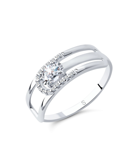 Sudraba gredzens ar cirkonijiem - Goldinga