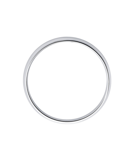 Серебряное обручальное кольцо 4mm