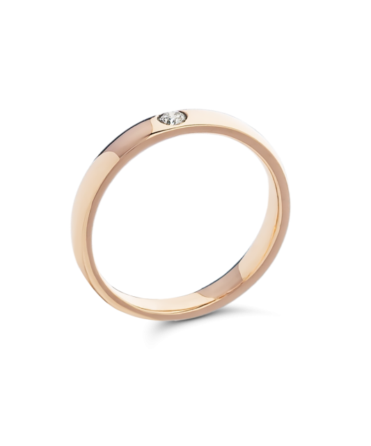 Zelta gredzens ar briljantu - Goldinga