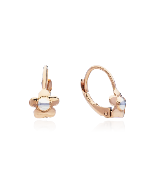 Zelta auskari "Puķītes" - Goldinga