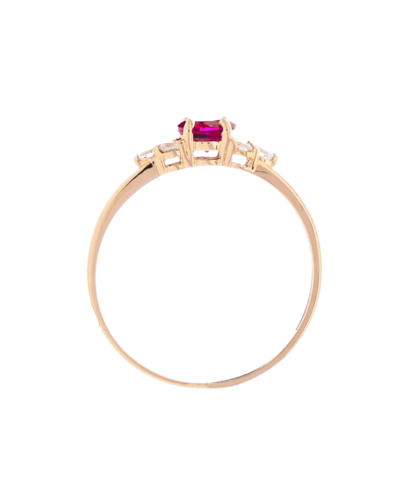 Zelta gredzens ar cirkonijiem - Goldinga