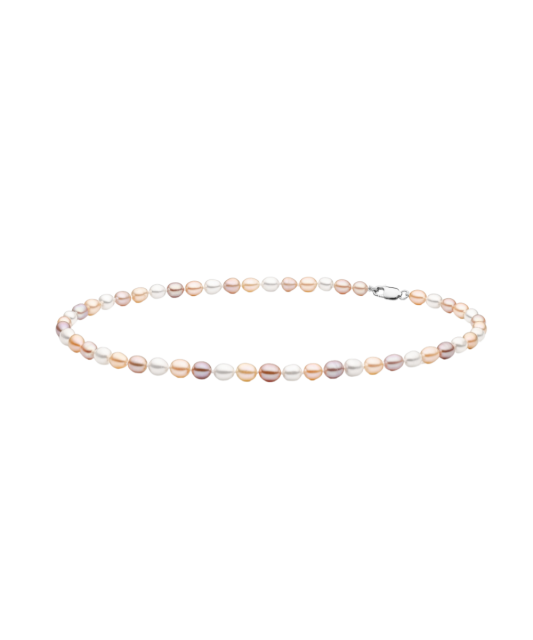 Pērļu Kaklarota ar sudrabu - Goldinga