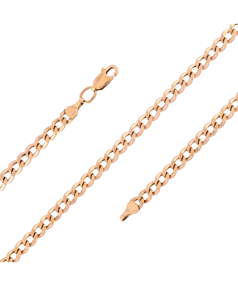 Zelta rokassprādze "Curb" - Goldinga