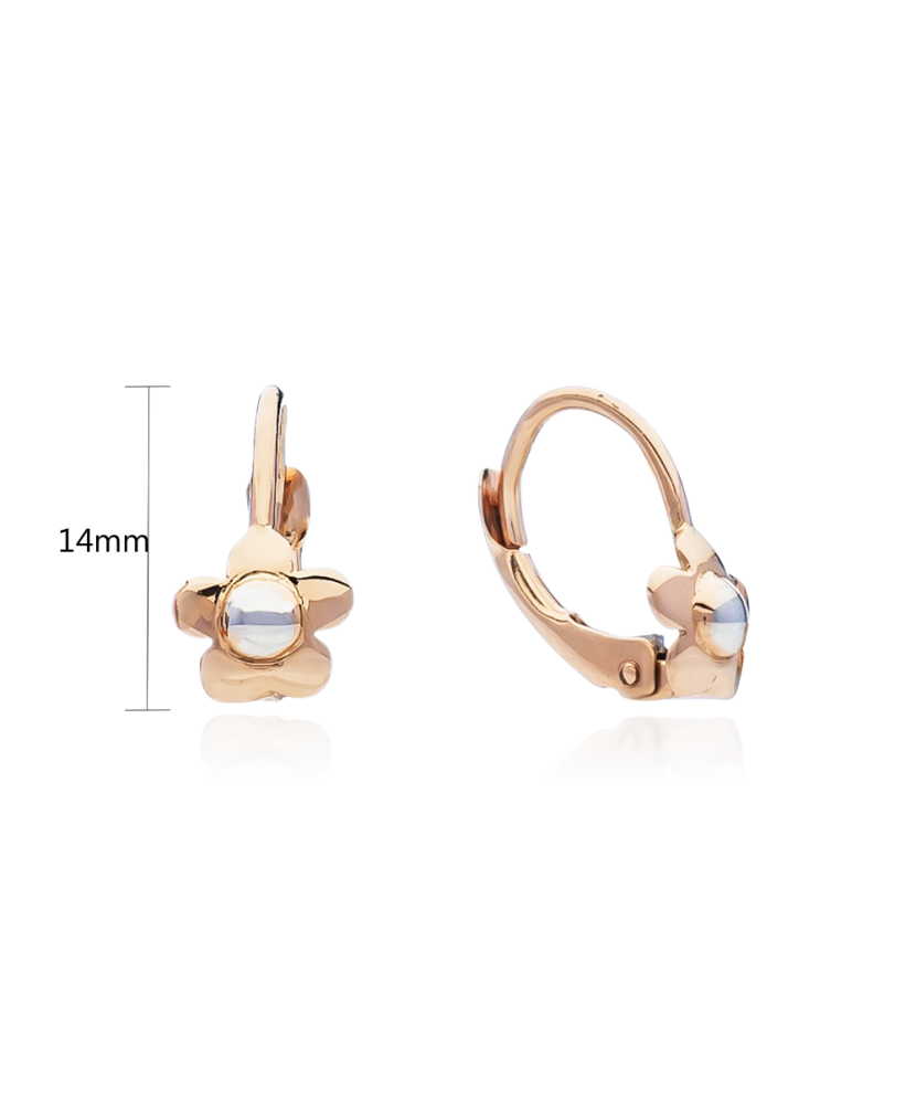 Zelta auskari "Puķītes" - Goldinga