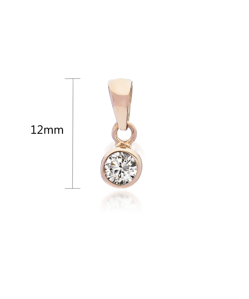 Zelta piekariņš ar cirkoniju - Goldinga