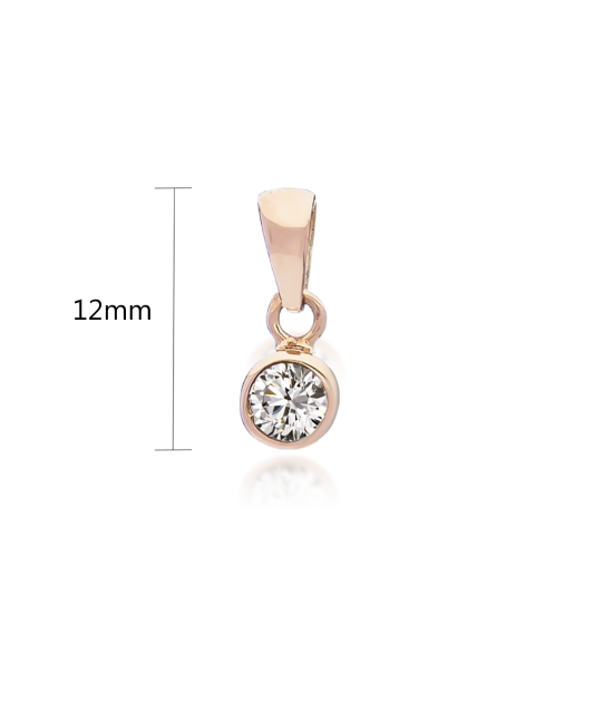 Zelta piekariņš ar cirkoniju - Goldinga