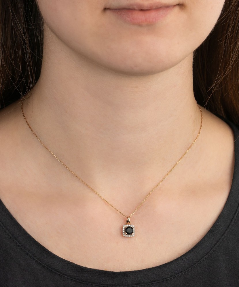 Zelta kulons ar dimantiem un spineli - Goldinga