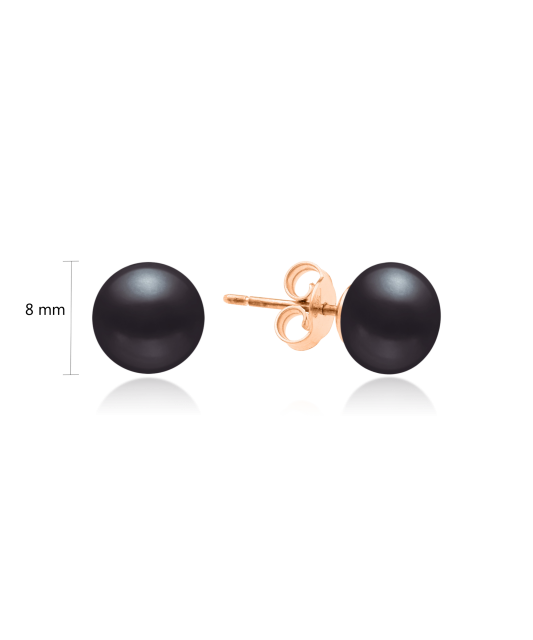 Zelta auskari ar dabīgām pērlēm - Goldinga