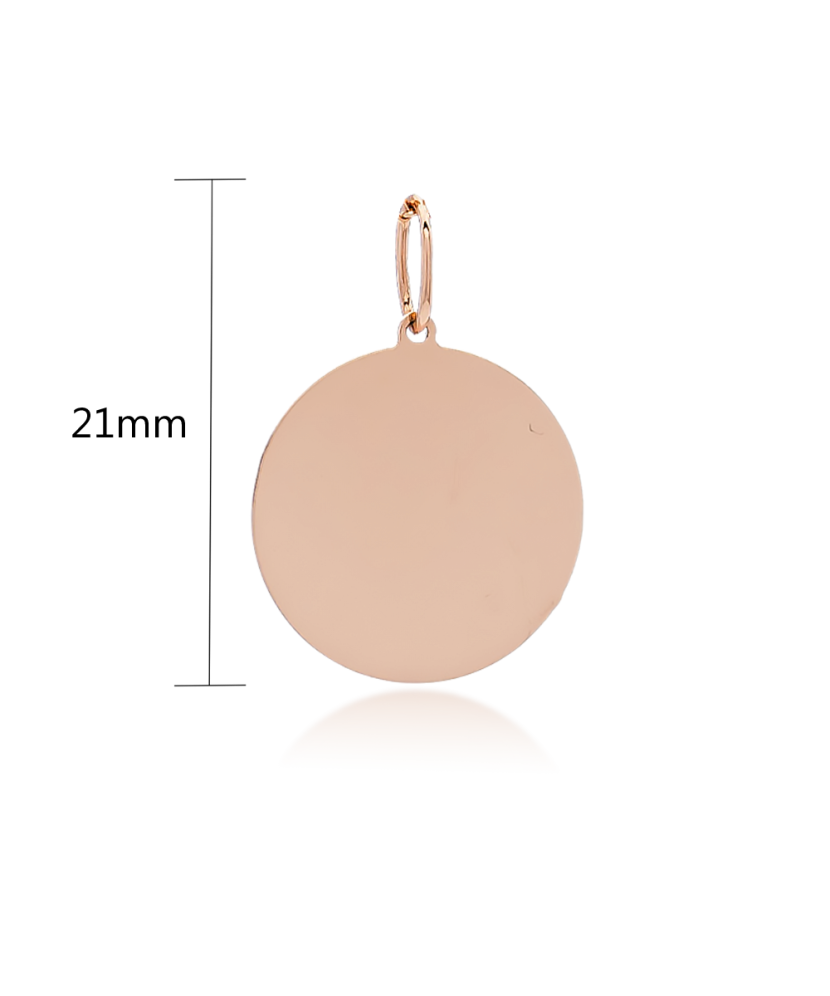 Zelta piekariņš "Plāksnīte" 14mm - Goldinga