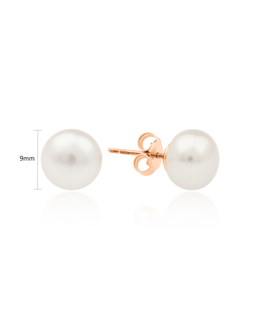 Zelta auskari ar pērli - Goldinga