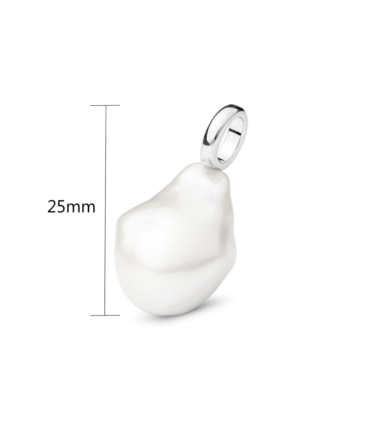 Sudraba piekariņš ar kasumi pērli - Goldinga