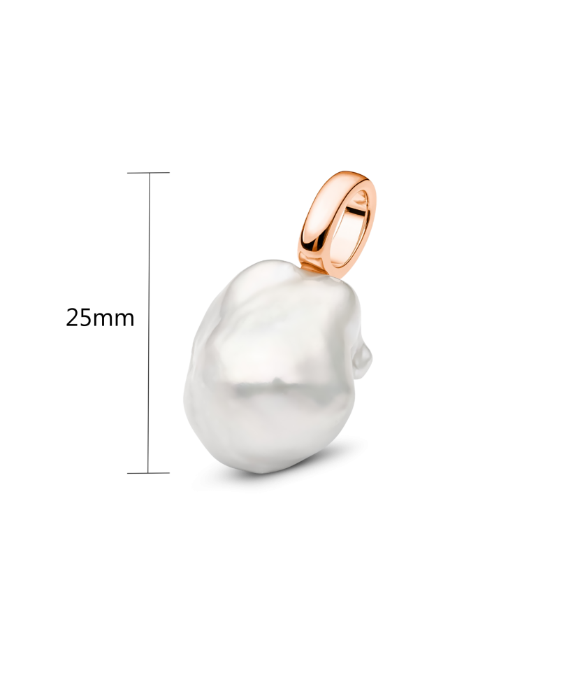 Apzeltīts sudraba piekariņš ar kasumi pērli - Goldinga