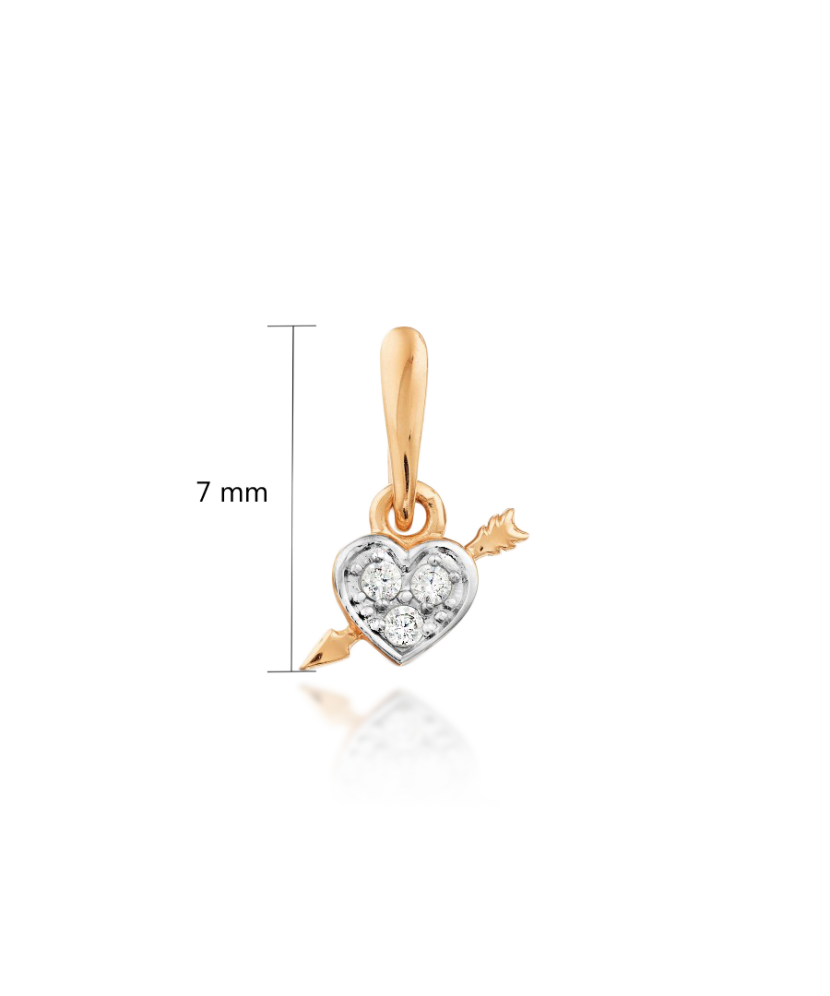 Zelta piekariņš ar cirkonijiem - Goldinga