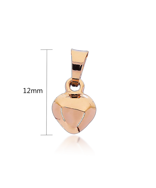 Золотой подвеска "Сердечко"