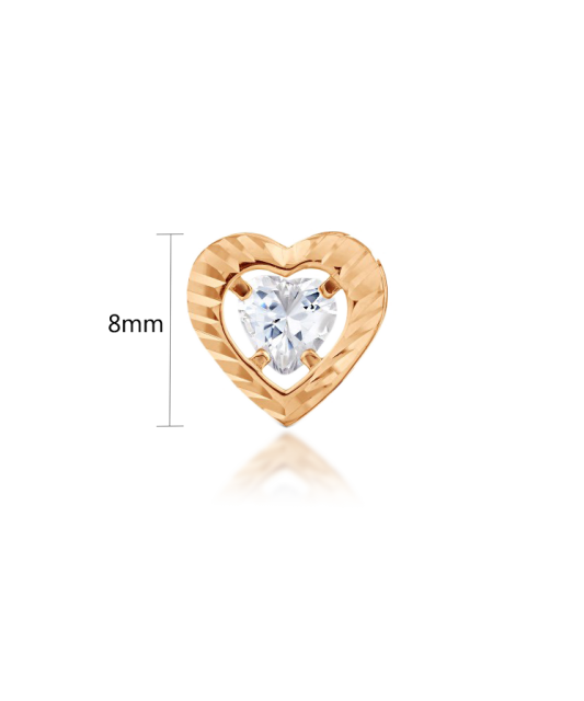 Золотой подвеска с цирконом