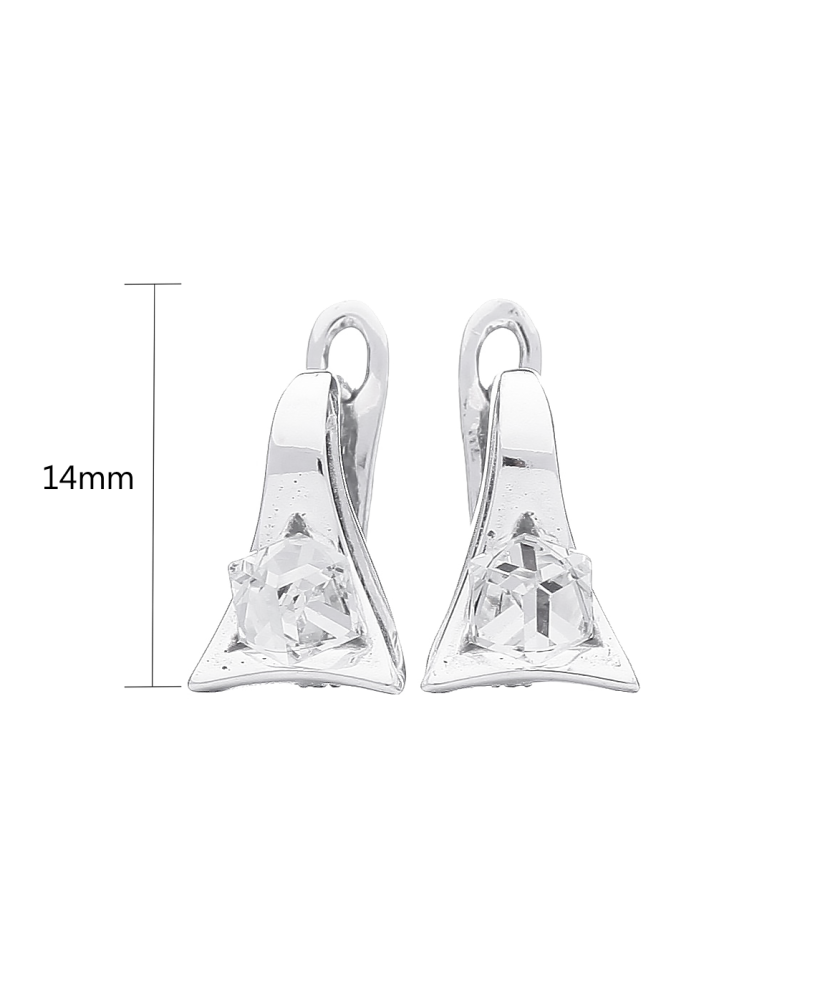 Sudraba auskari ar kristāliem - Goldinga