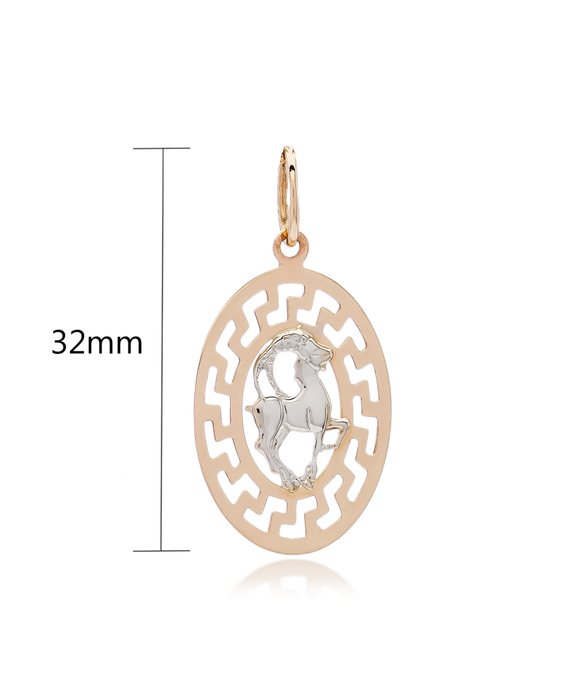 Золотой подвеска "Козерог"