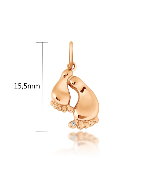 Zelta Piekariņš Ar Cirkoniju - Goldinga