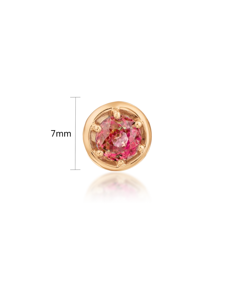 Золотой подвеска с цирконом