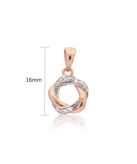 Zelta piekariņš ar cirkonijiem - Goldinga