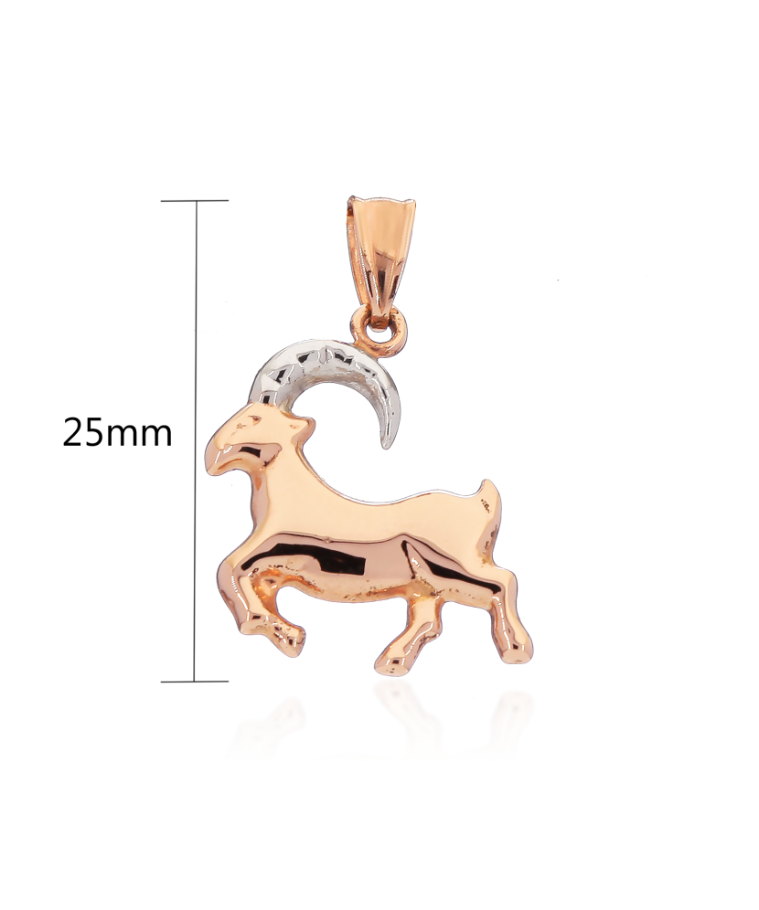 Золотой подвеска "Козерог"