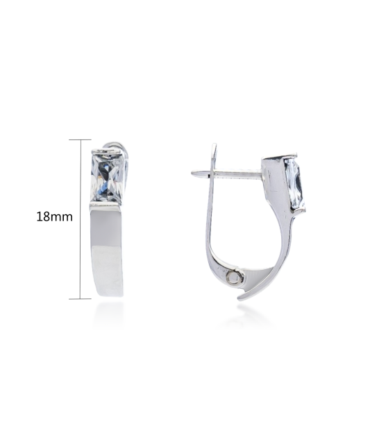 Sudraba auskari ar cirkoniju - Goldinga