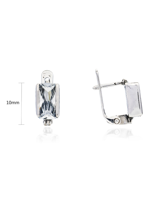 Sudraba auskari ar cirkoniju - Goldinga