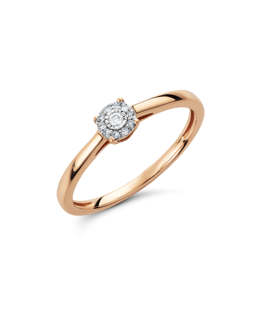 Zelta gredzens ar dimantiem - Goldinga