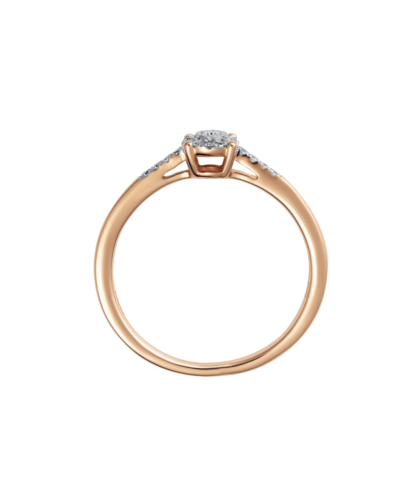 Zelta gredzens ar dimantiem - Goldinga