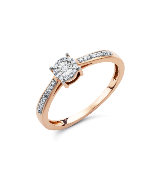 Zelta gredzens ar dimantiem - Goldinga