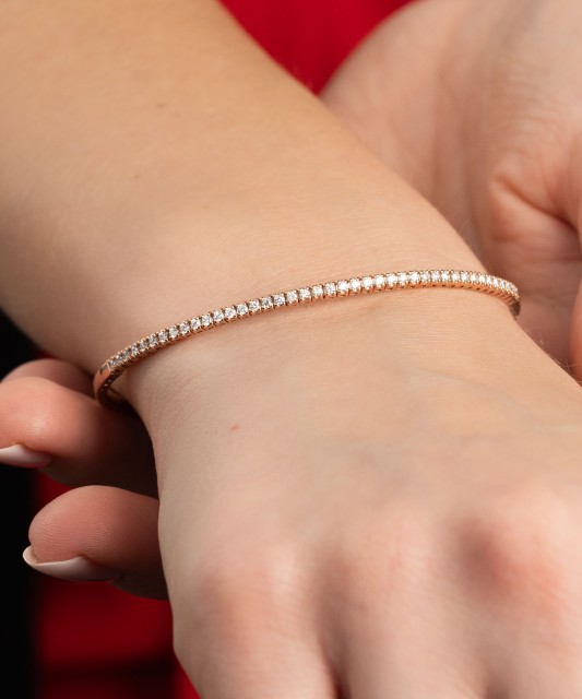 Zelta rokassprādze ar dimantiem - Goldinga