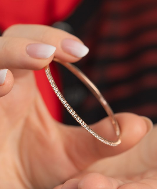 Золотой браслет с бриллиантами