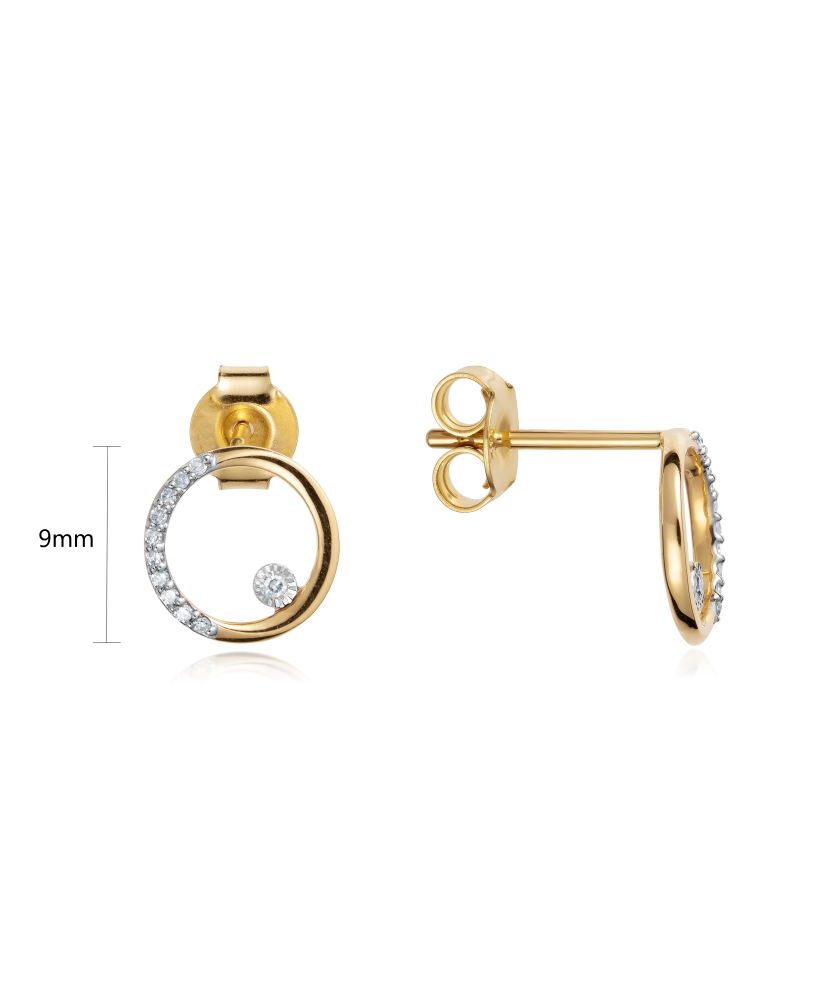 Серьги из золота с бриллиантами