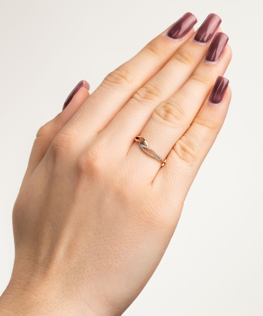 Zelta gredzens ar dimantiem - Goldinga