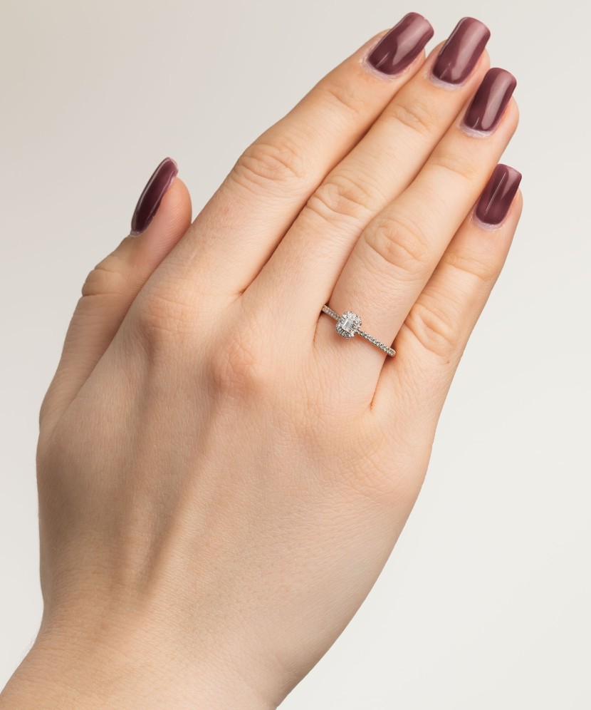 Zelta gredzens ar dimantiem - Goldinga