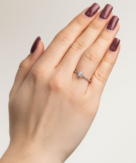 Zelta gredzens ar dimantiem - Goldinga